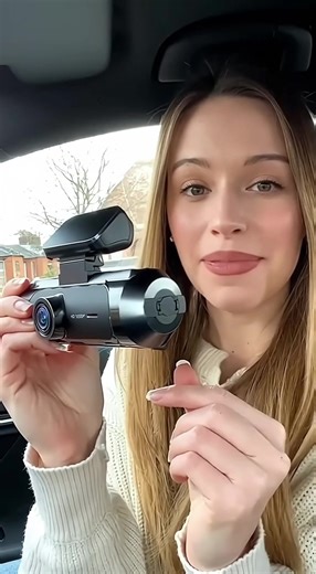 1080P Dual Dash Cam with 64GB Card for Road Security