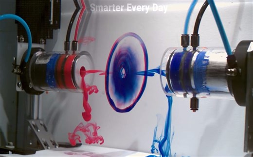 【Smarter Every Day】环形漩涡相撞的美丽效果！耗时四年完成的励志故事！
