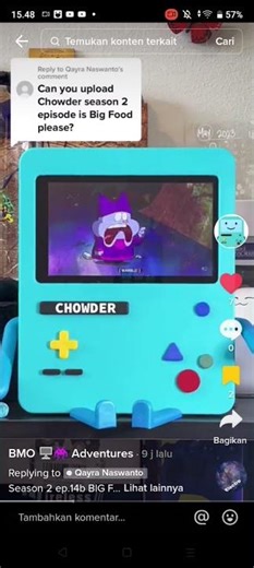 Chowder Crying and Run Away (4)