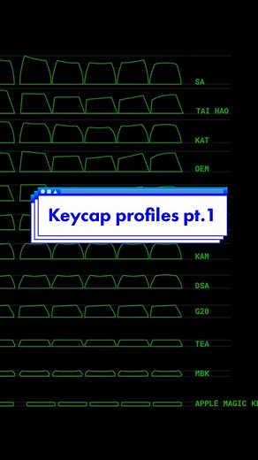 Different Types of Keycap Profiles Explained