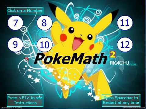 PokeMath 7 to 12