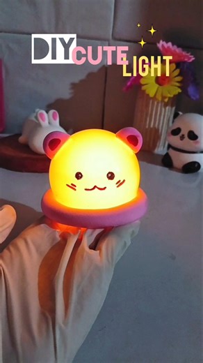 DIY CUTE LIGHT / DIY LED bulb light best out of weste #diycrafts #cute #light #aesthetic #trending
