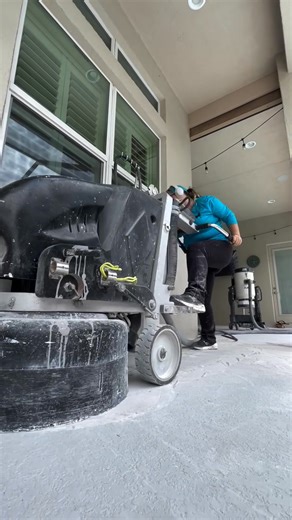 2.6K views · 58 reactions | All work, no play… I PROMISE!! #unicornepoxy #concrete #florida #floor #renovation #epoxy #design #girlpower #game #workhard | Unicorn Epoxy | Facebook