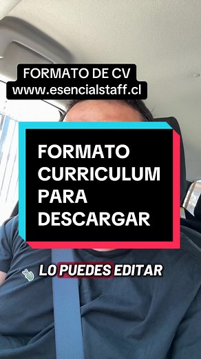 Formato cv para descargar #curriculum #rodrigoempleo #esencialstaff #trabajoremoto #headhunter