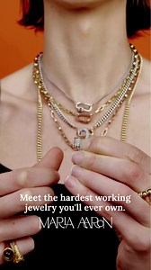 1.5K views · 295 reactions | The Babylock is more than jewelry—it’s a modern heirloom. Wear it solo or link it with your favorite charms and chains. | Marla Aaron | Facebook