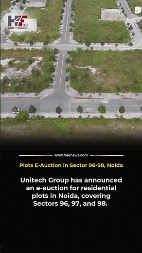 E-Auction of Residential Plots in Noida Sectors 96–98 #realestateupdate