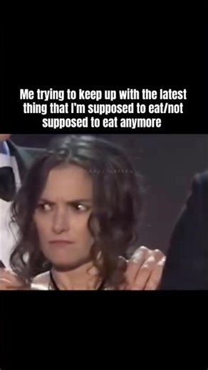 What am I supposed to eat then 🤔