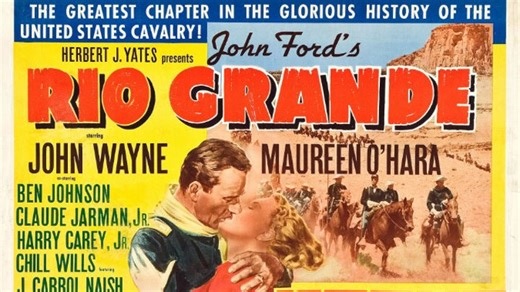Rio Grande (1950) John Wayne, Maureen O'Hara, Ben Johnson, Victor McLaglen, Victor McLaglen, Chill Wills, Cinematography by Bert Glennon ,Directed by John Ford