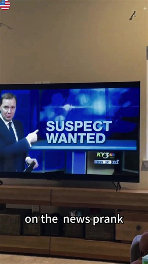 on the news prank 🤣🤣 #funny #funnyvideos #fyp #viral #prank | pranks