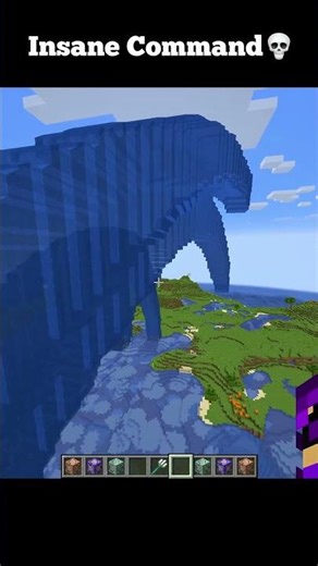 Water trident command in Minecraft