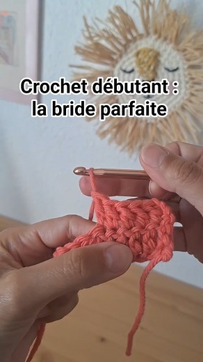Crochet débutant : la bride parfaite #tutocrochet #crochetfacile #crochetdébutant