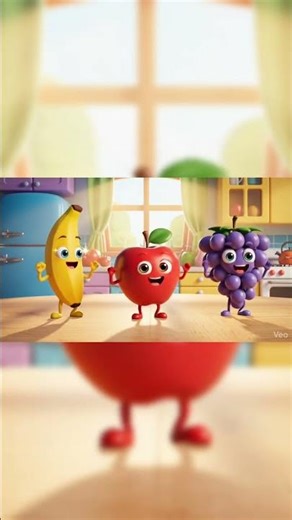 Happy Fruits Song! Dancing & Singing for Kids#KidsSongs #NurseryRhymes#Animation #ToddlerSongs#Cute