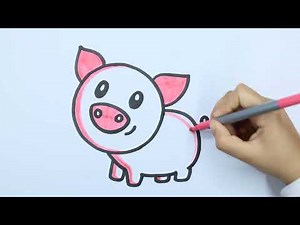 Learn How to Draw a Pig Step by Step | Fun Drawing Tutorial for Kids