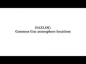Section 18 CEC: HAZLOC Installations in gas atmospheres