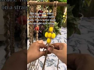 How to make a single string plant hanger? #handcraft #homedecor #plants #planthanger #jute #balcony