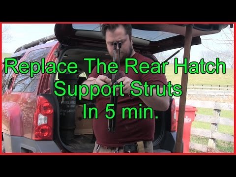 Replace the rear Hatch lift support struts in about 5 mins