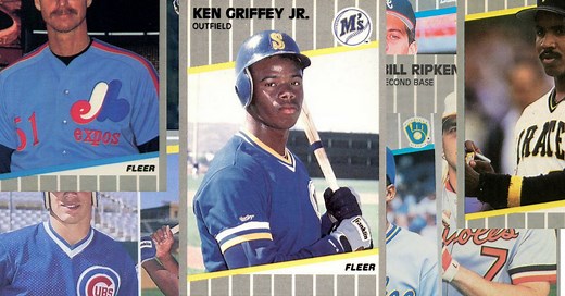 1989 Fleer Baseball Cards - 20 Most Valuable - Wax Pack Gods