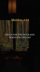 40K views · 3.3K reactions | Matthew 6:34 "Do not worry about tomorrow." #matthew634 #biblequotes | Inspire With Grace | Facebook