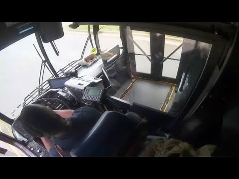 Footage shows bus shootout between driver and passenger in North Carolina