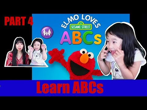 Elmo Loves ABC Part 4 Learn ABCs in upper case and lower case letters with Elmo, Ella, and Mommy!