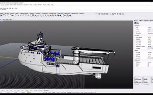 Rhino船舶项目硬表面建模设计大师级视频教程 人人素材RRCG