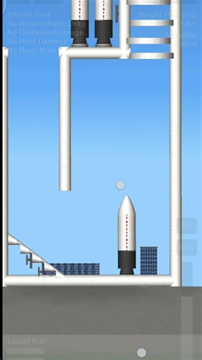 sfs rocket design big box rocket 🚀#sfs #spaceflightsimulator #spacesuccess #spacexstarship