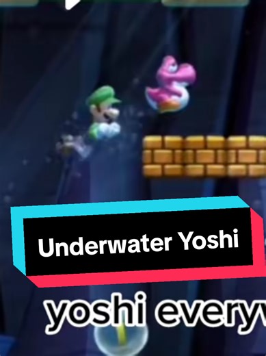 Singing the underwater theme to #nintendo #supermario #babyyoshi #yoshi #nintendoswitch