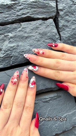 Are you ready for Valentines? Qnails & Spa 404-941-7428 5920 Roswell Rd Unit A 111-2 Sandy Springs, GA 30328 United States * Step into elegance, At Qnails & Spa Sandysprings, we combine style, beauty, and ultimate relaxation to create the perfect experience. Whether it's a special occasion or just a treat for yourself, we've got you covered with designs that speak to your soul. Your dream nails are just a visit away. 🩷 #AcrylicNails #GelNails #NailTech #NailTutorial #PressOnNails #NailTransform