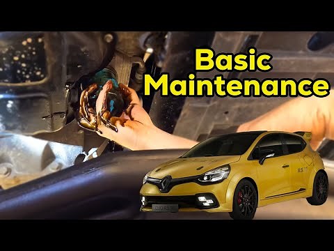 Renault Clio IV R.S. EDC Service | Engine Oil And Air Filter Change