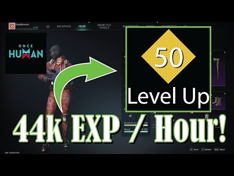 Once Human: BEST PASSIVE/EASIEST XP Farm! (Fastest Level UP!)
