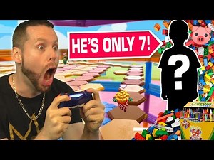 I challenged a 7 year old on Fall Guys