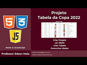 Curso de HTML, CSS e JS Projeto Tabela da Copa 2022 parte 2