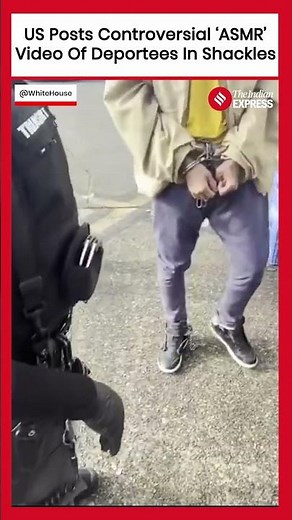 US Releases 'ASMR' Deportation Video Featuring Immigrants In Shackles