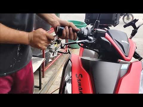HONDA CLICK V2 ,RCB HANDLE GRIP INSTALLATION.
