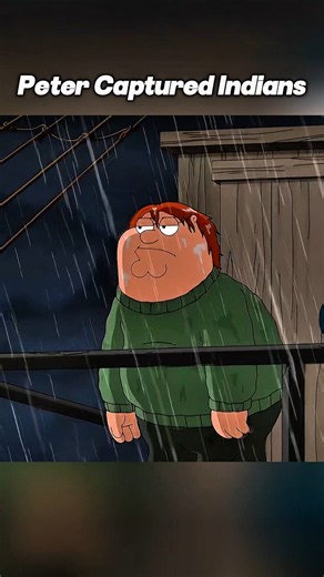 Peter Captured Indians #familyguy #shorts