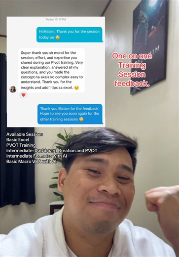 Excel One on One Training #excel #exceltips #skills #productivity