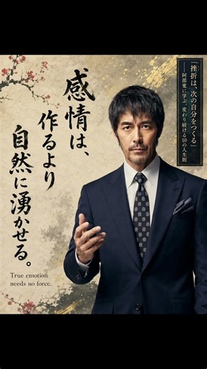 「挫折は、次の自分をつくる」――阿部寛に学ぶ、変わり続ける10の人生法則
