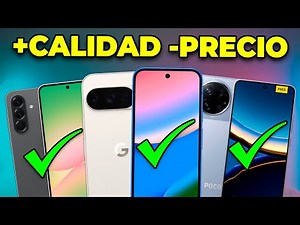 Los 5 ÚNICOS Celulares que SÍ valen la pena en 2026 (Calidad-Precio)