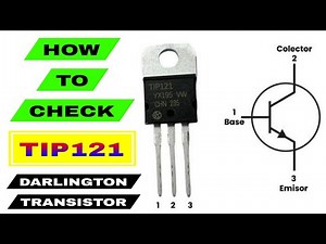 TIP 121 DARLINGTON TRANSISTOR TESTING WITH MULTIMETER 🆕 How to Check TIP121 DARLINGTON TRANSISTOR ✔️
