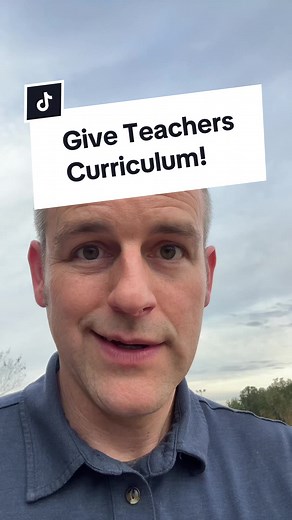 In defense of curriculum—don’t make teachers start from scratch. #education #teachersoftiktok #principalsoftiktok #edleadership #curriculum #instructionalleadership