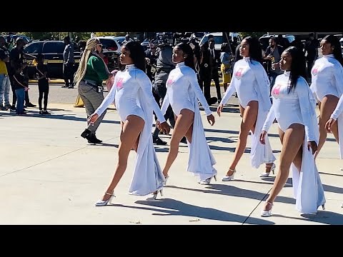 ASU Stingettes “Marching In” MVSU ‘22 🔥🐝🔥 #iCONIC #LEAthal #WillisEra