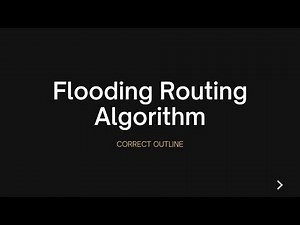 Flooding Routing Algorithm شرح | Network 2 بالعربي