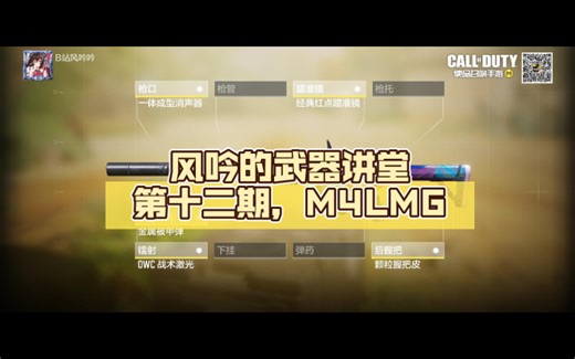 风吟的武器讲堂第十二期，M4LMG