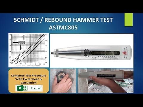 Schmidt Hammer Test (Rebound Hammer Test) ASTM C805