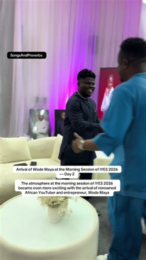 Wode Maya's Exciting Arrival at IYES 2026 Day 2