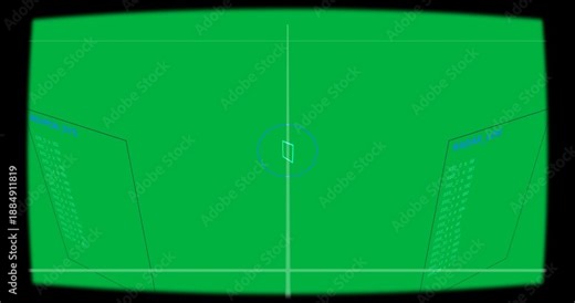 HUD powering, reticle rotating marker, panels sliding, scanning, locking target on transparent void