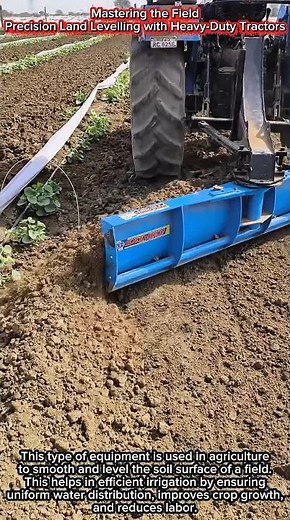 Mastering the Field | Precision Land Levelling with Heavy-Duty Tractors