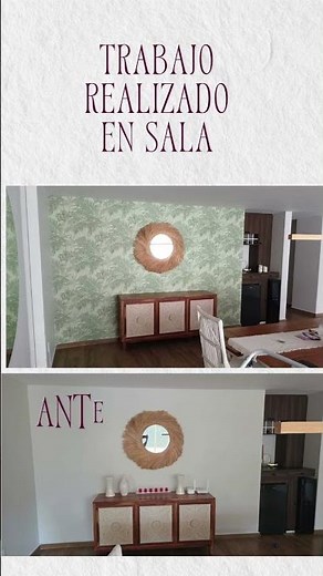 Cómo cambia una pared lisa con Papel Tapiz