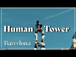 Human Tower Catalonia Castellers The Power Of Trust 4k Spain Festival