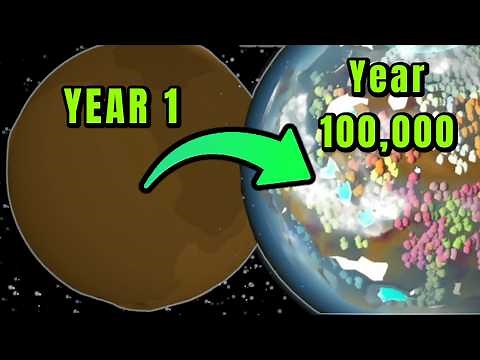 100,000 Years of Evolution in Planetary Life, a Spore-Like Game